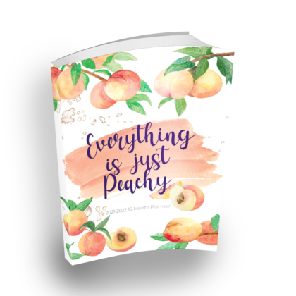 Everything is just peachy 2022 Planner